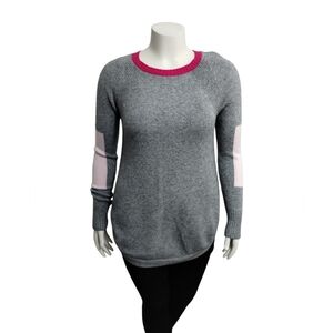 Anthropologie Womens Rebekah Viscose Tunic Color Block Sweater size S Grungecore